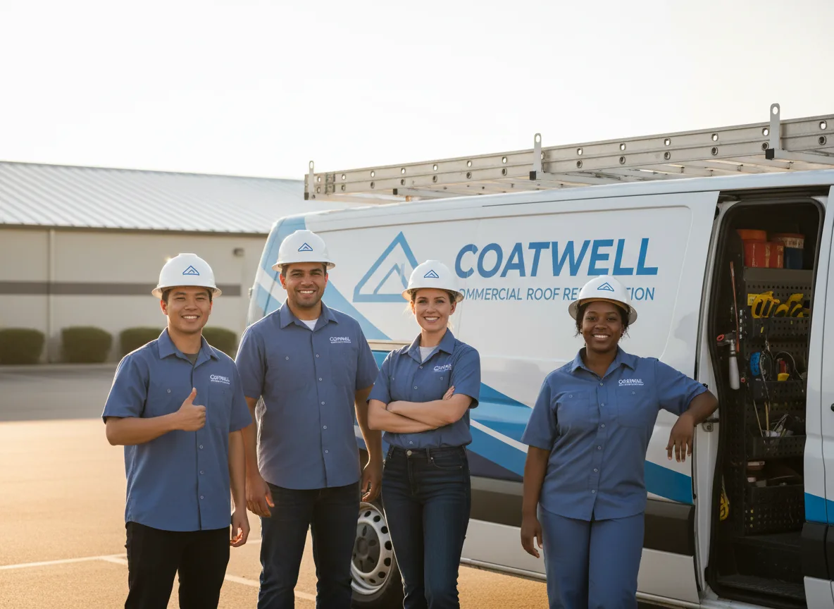 Commercial roof coating company in Penfield, IL